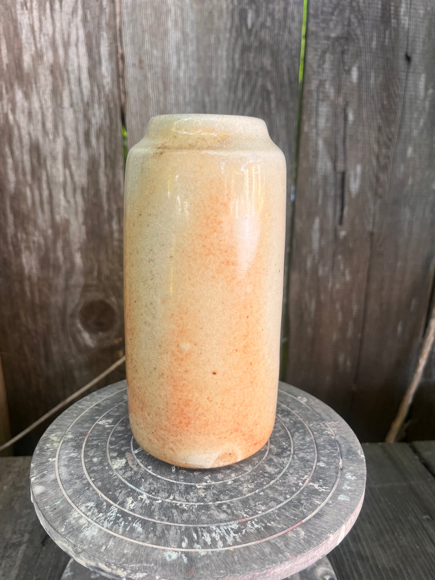 Small Shouldered Peach Vase